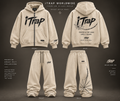iTrap Worldwide Cream Premium Sweat Suit