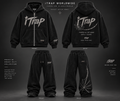 iTrap Worldwide Black Premium Sweat Suit